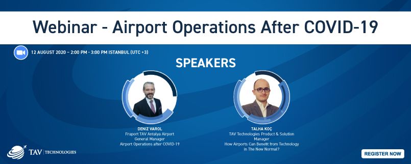 TAV Technologies Webinar about 'Airport Operations after COVID-19'