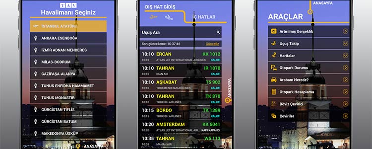 Developed By TAV IT Services, TAV Mobile Application is Presented Together With Many New Modules And Turkish Language Support