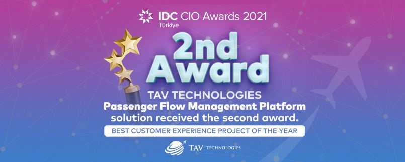 TAV Technologies received IDC award with its passenger flow management solution
